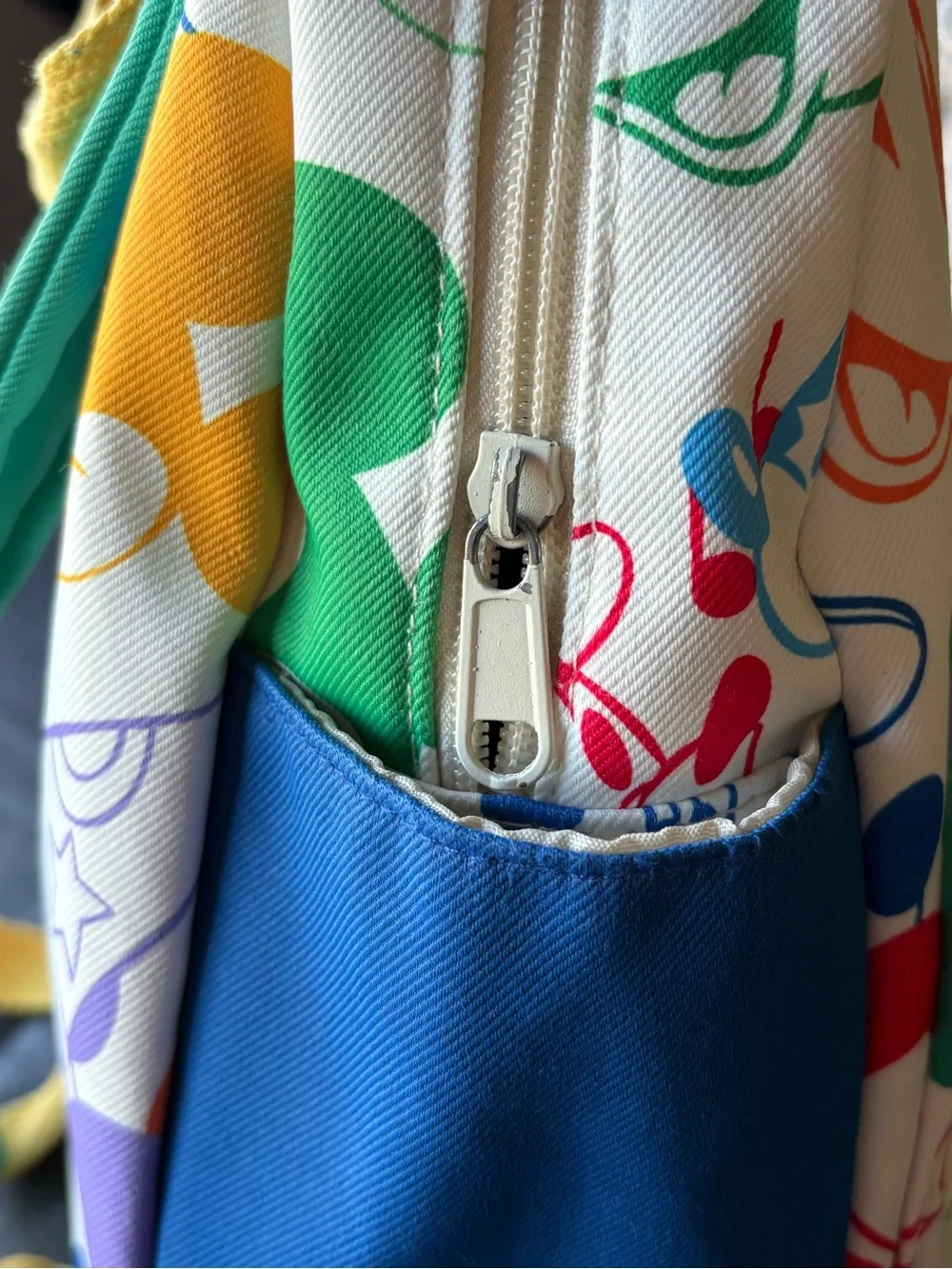 Mickey Mouse Multicolor Mini Backpack - Zara x Mickey & Friends Green Accent